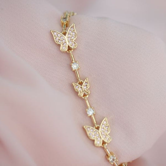 Ari Butterfly Tennis Bracelet