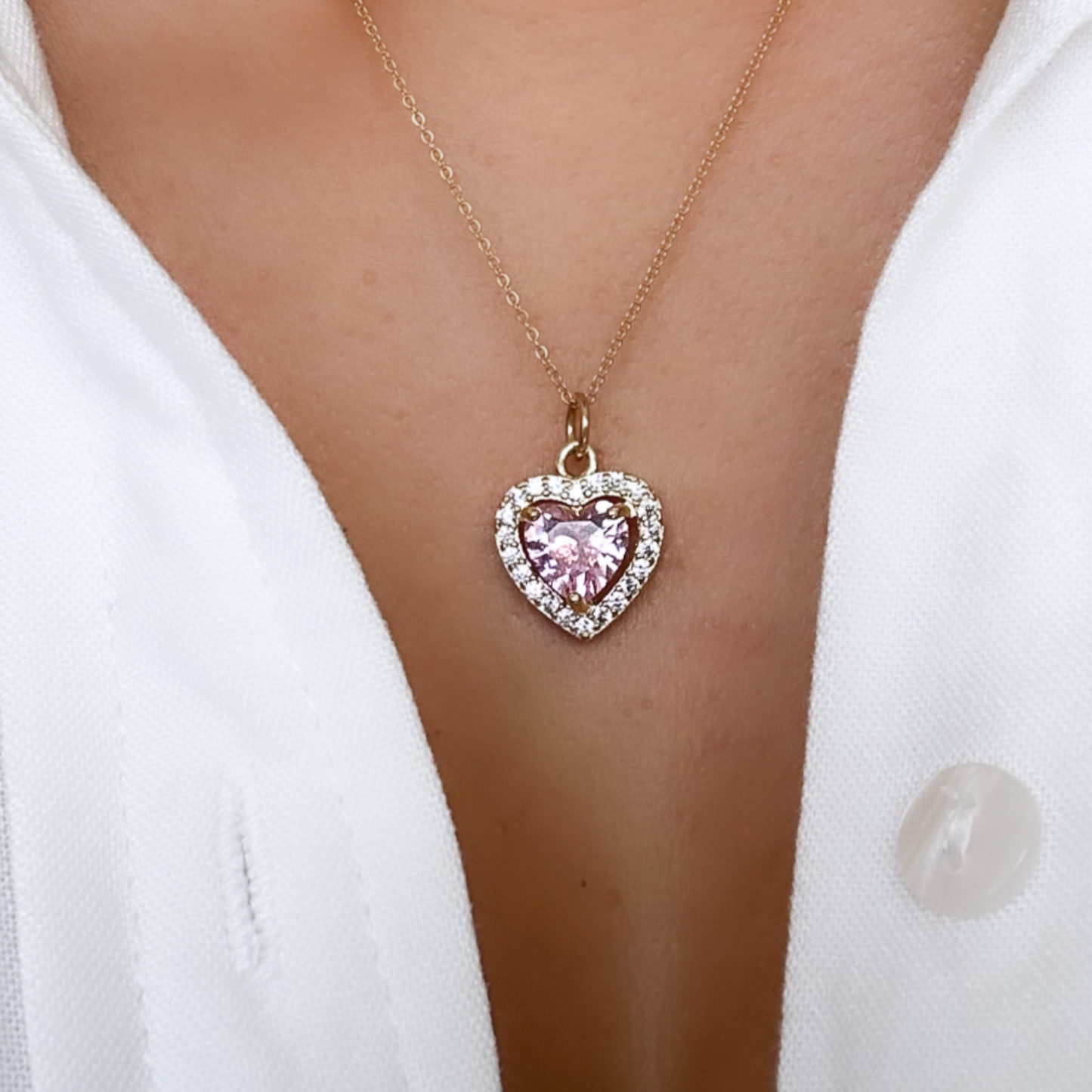 Amore Heart Pendant Necklace