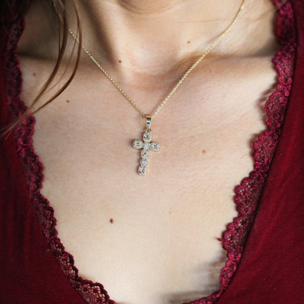 Adoration Cross Necklace