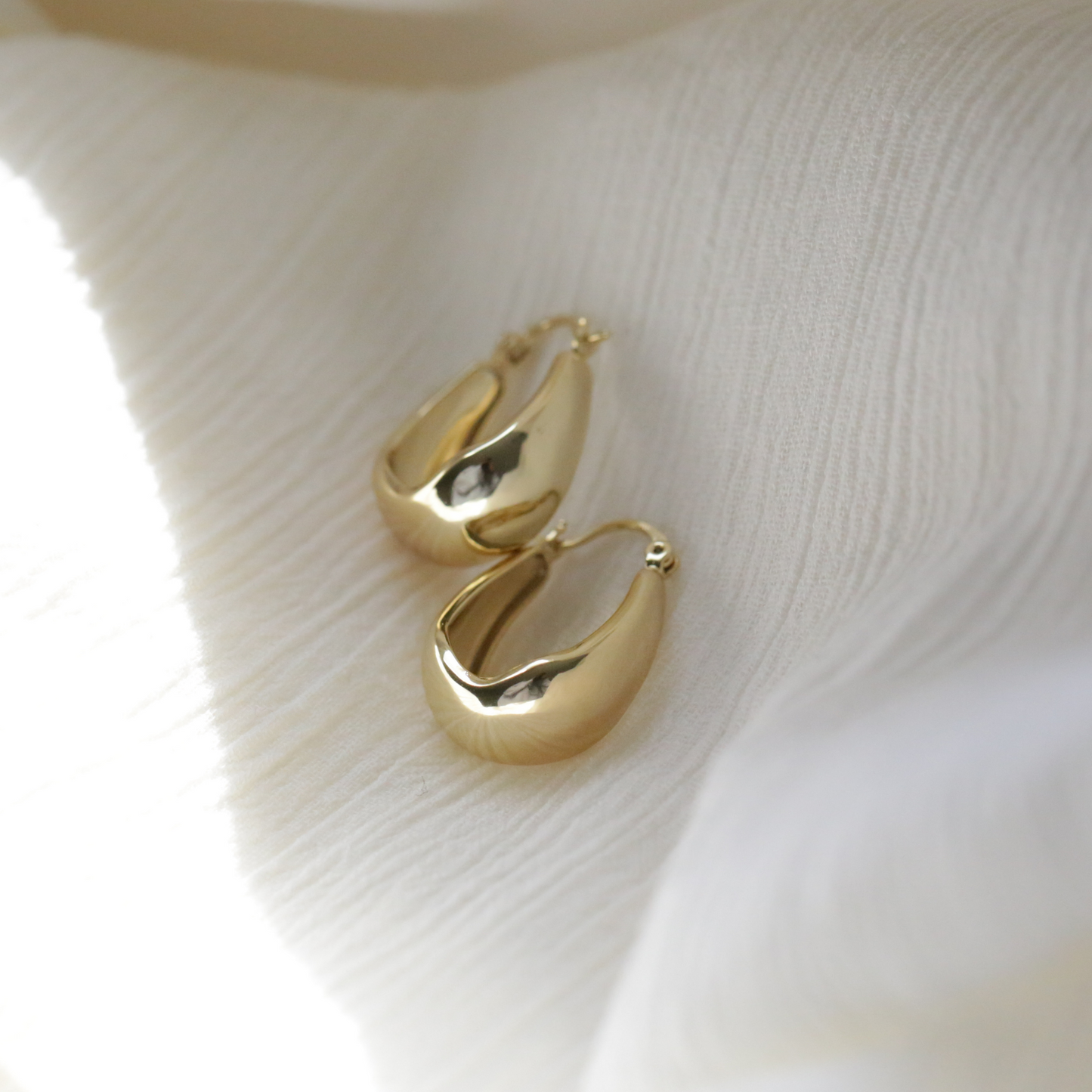 Vero Gold Dome Earrings
