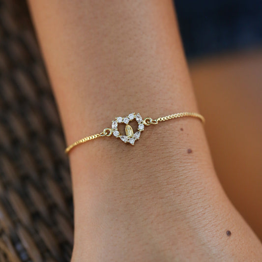 Heart Virgin Guadalupe Bracelet