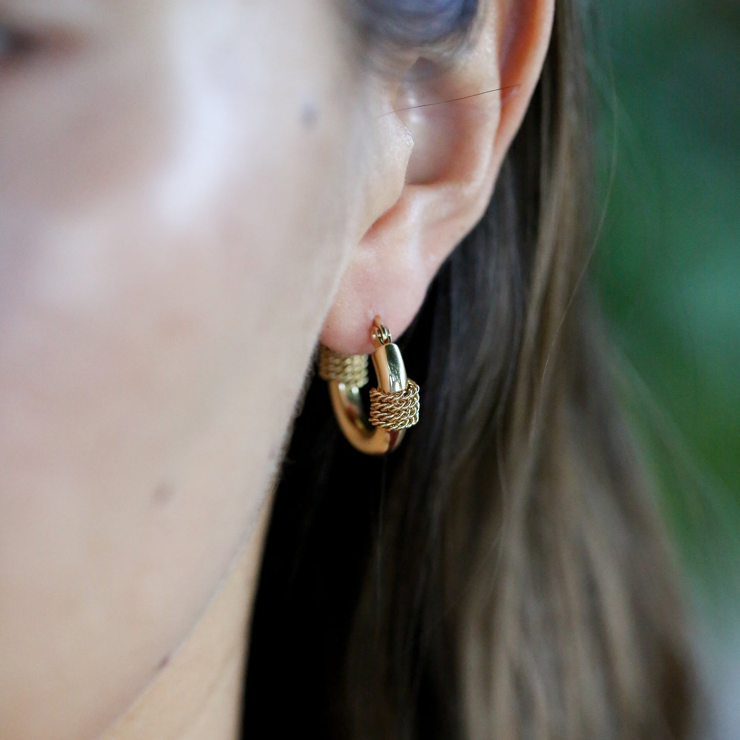 Chain Hoop Earrings