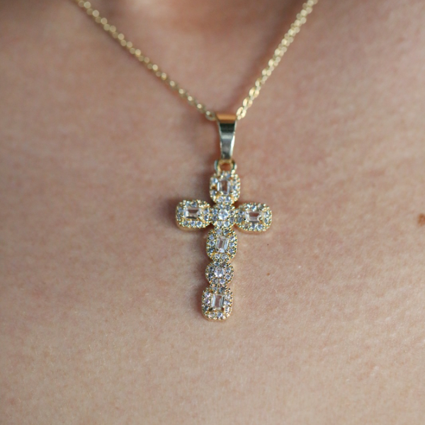 Adoration Cross Necklace