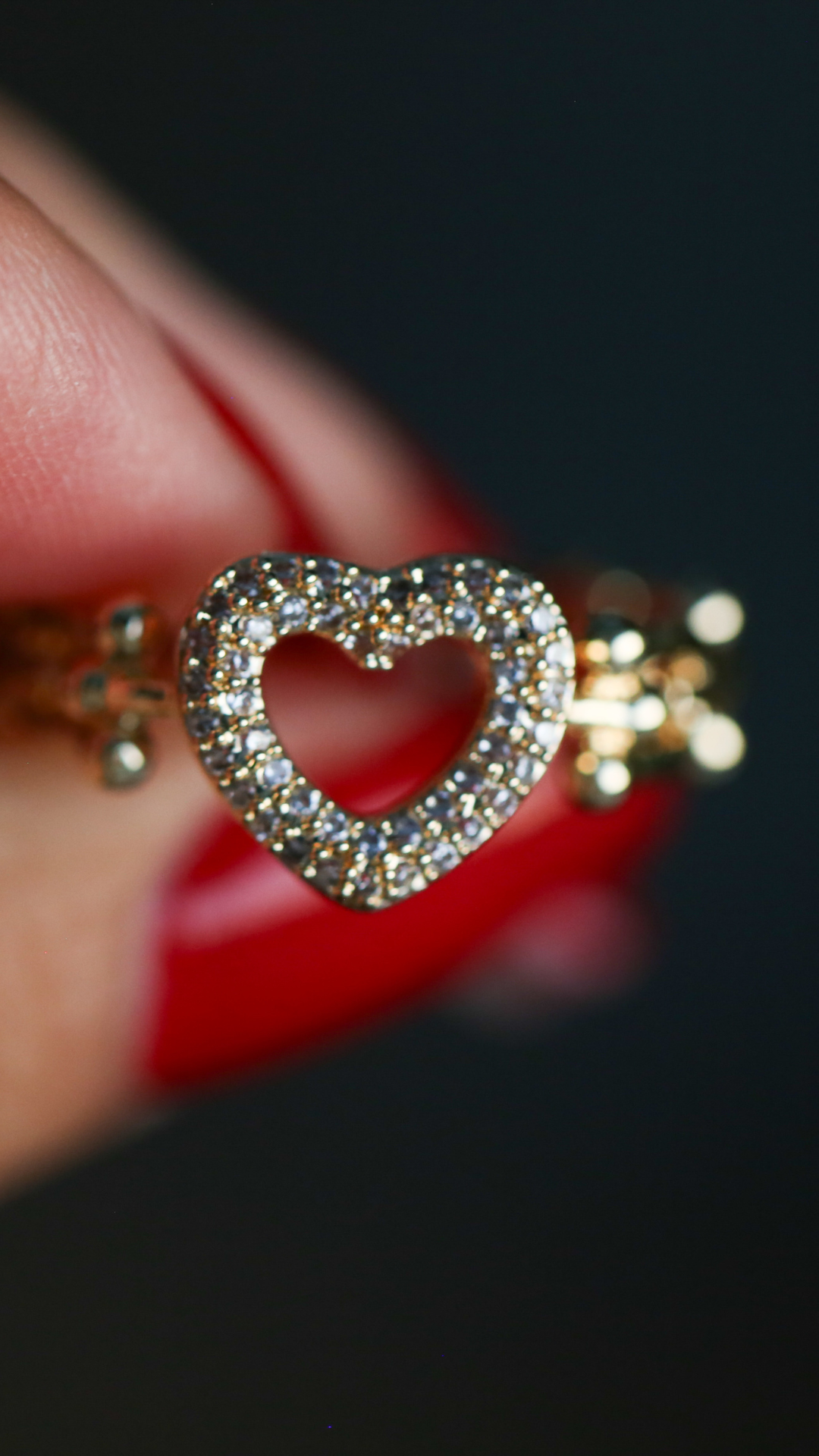 Chain Heart Ring