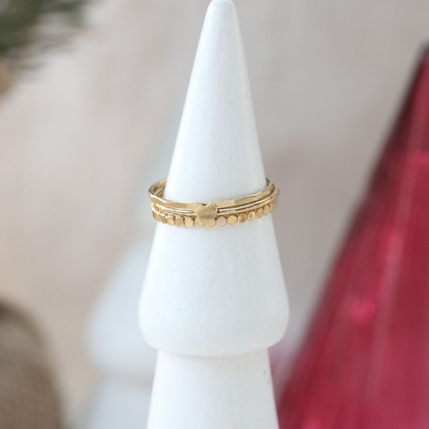 Dainty Gold Filled Stack Ring