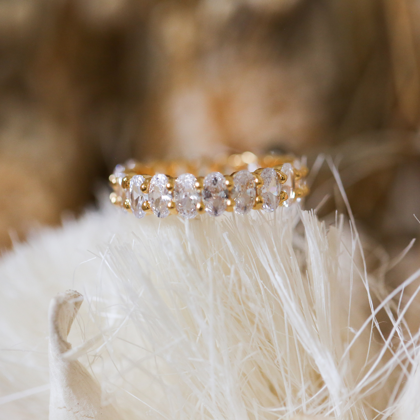 Oval cut cubic zirconia 2025 rings