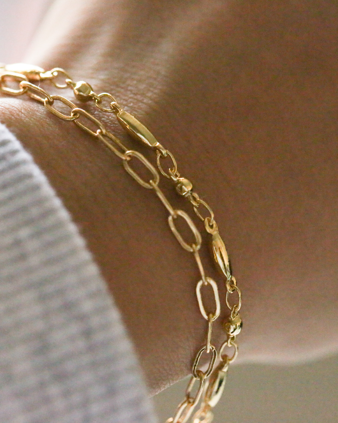 Dainty minimalist gold bracelets | 24k Gold Filled Bracelets
