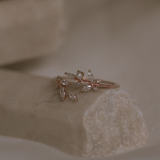 Floral Dainty Ring